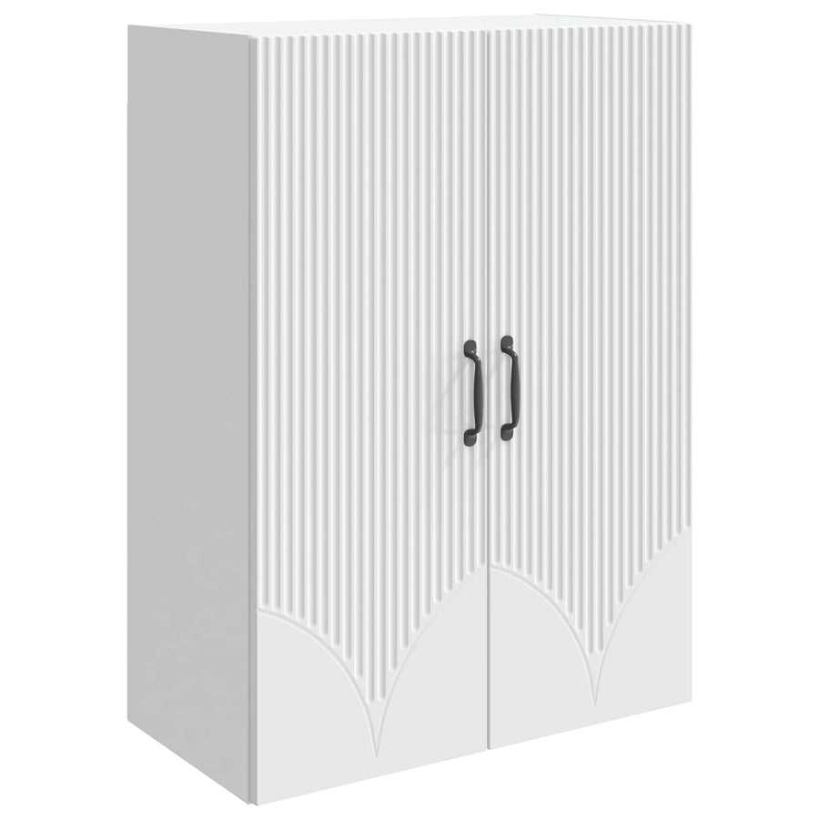 Wall-Mounted Cabinet 66 x 34.5 x 90 cm Engineered Wood White