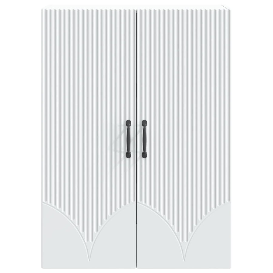 Wall-Mounted Cabinet 66 x 34.5 x 90 cm Engineered Wood White