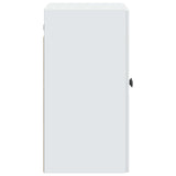 Wall-Mounted Cabinet White 59 x 31 x 60 cm Engineered Wood - 45-Degree Angle
