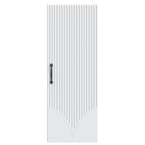 Wall-Mounted Cabinet White 33 x 34.5 x 90 cm Engineered Wood - Top-Down View