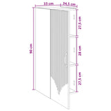 Wall-Mounted Cabinet White 33 x 34.5 x 90 cm Engineered Wood
