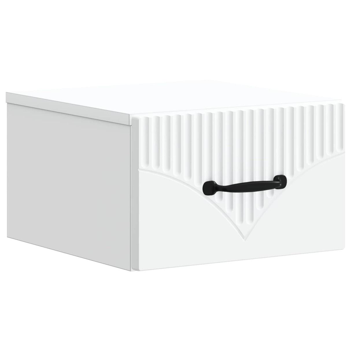 Wall-Mounted Bedside Cabinet White 34.5 x 33 x 20 cm