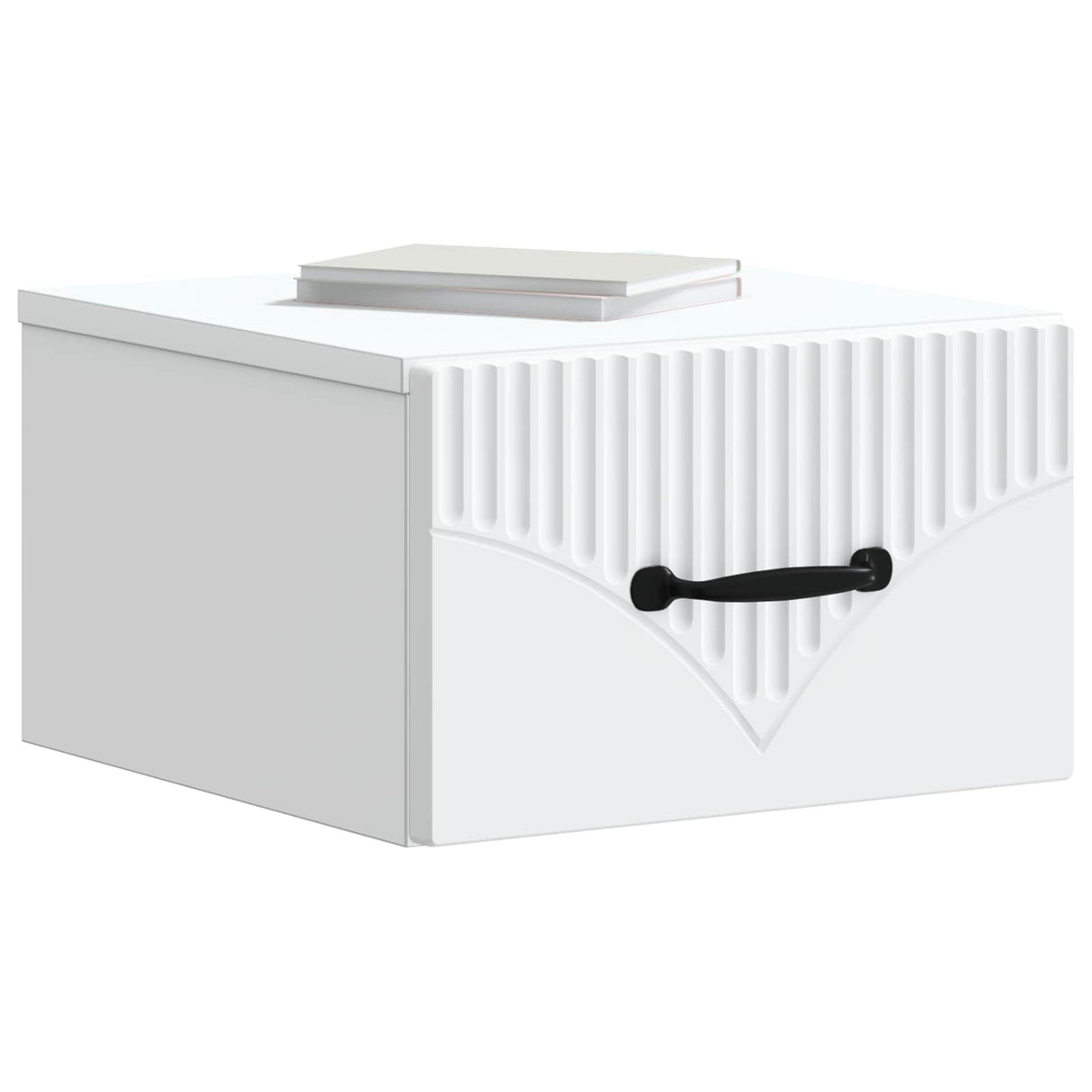 Wall-Mounted Bedside Cabinet White 34.5 x 33 x 20 cm