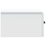 Wall-Mounted Bedside Cabinet White 34.5 x 33 x 20 cm