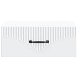 Wall-Mounted Bedside Cabinet White 49 x 34.5 x 20 cm
