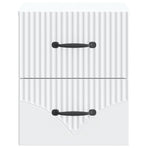 Wall-Mounted Bedside Cabinet White 34.5 x 33 x 40 cm