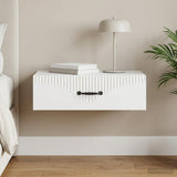 Wall-Mounted Side Table White 59 x 34.5 x 17 cm Engineered Wood