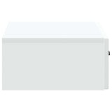 Wall-Mounted Side Table White 59 x 34.5 x 17 cm Engineered Wood