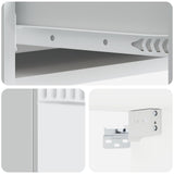 Wall-Mounted Side Table Wall-mounted White 87.5 x 34.5 x 17 cm