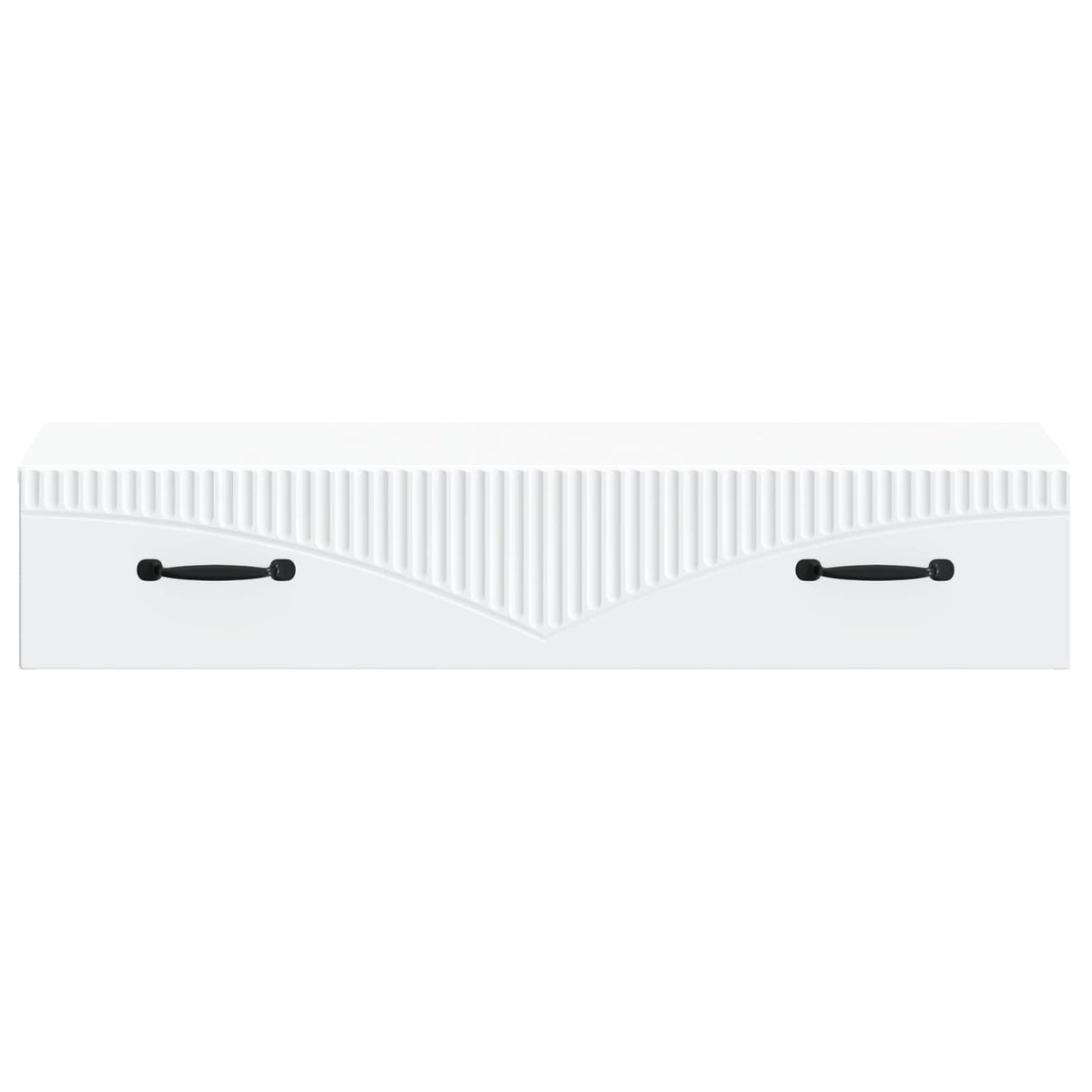 Wall-Mounted Side Table Wall-mounted White 87.5 x 34.5 x 17 cm