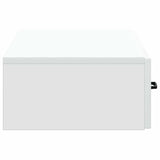 Wall-Mounted Side Table Wall-mounted White 87.5 x 34.5 x 17 cm