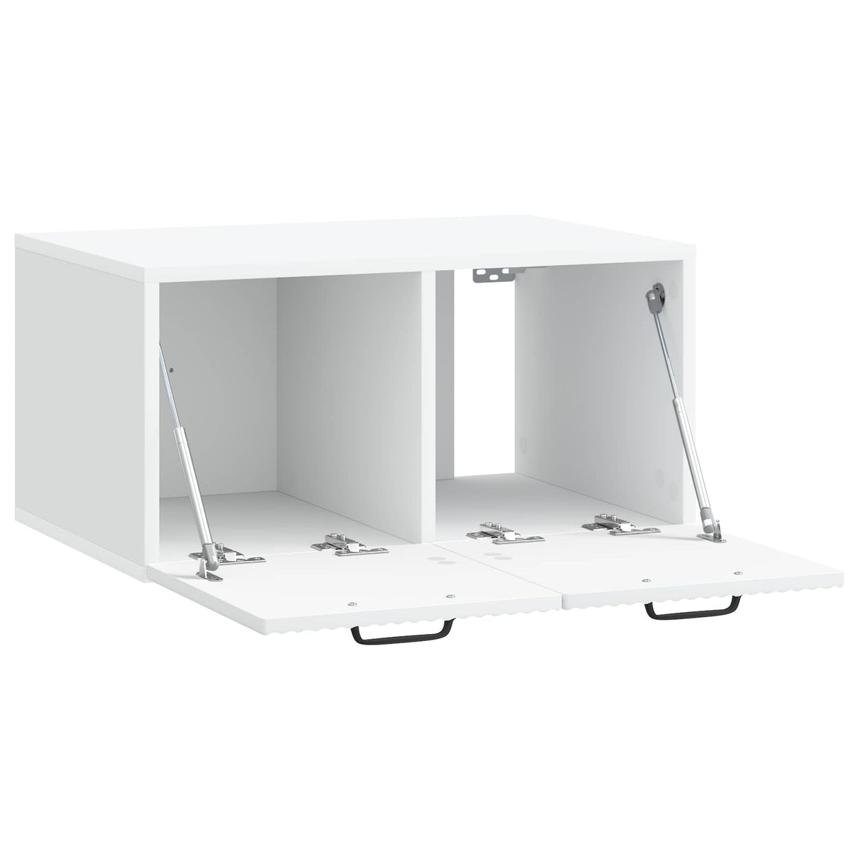 Wall-Mounted TV Cabinet White 59.5 x 41 x 30 cm Engineered Wood