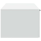 Wall-Mounted TV Cabinet White 59.5 x 41 x 30 cm Engineered Wood - Close-Up Angle