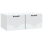 Wall-Mounted TV Cabinet White 78.5 x 41 x 30 cm Engineered Wood