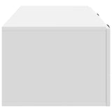 Wall-Mounted TV Cabinet White 78.5 x 41 x 30 cm Engineered Wood - Close-Up Angle