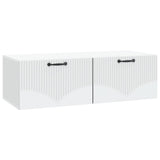 Wall-Mounted TV Cabinet White 98 x 41 x 30 cm Engineered Wood