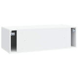 Wall-Mounted TV Cabinet White 98 x 41 x 30 cm Engineered Wood