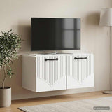 Wall-Mounted TV Cabinet White 59.5 x 31 x 30 cm Engineered Wood