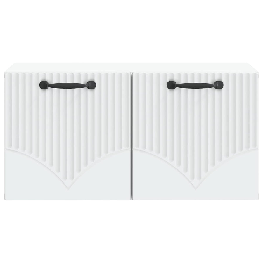 Wall-Mounted TV Cabinet White 59.5 x 31 x 30 cm Engineered Wood