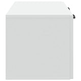 Wall-Mounted TV Cabinet White 59.5 x 31 x 30 cm Engineered Wood - Close-Up Angle