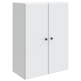Wall-Mounted Cabinet White 66 x 34.5 x 90 cm Engineered Wood