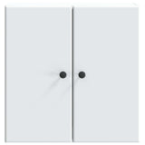Wall-Mounted Cabinet White 59 x 31 x 60 cm Engineered Wood