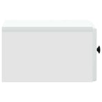 Wall-Mounted Bedside Cabinet White 34.5 x 33 x 20 cm