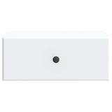 Wall-Mounted Bedside Cabinet White 49 x 34.5 x 20 cm