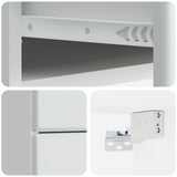 Wall-Mounted Bedside Cabinet White 34.5 x 33 x 40 cm