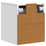 Wall-Mounted Bedside Cabinet White 34.5 x 33 x 40 cm