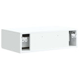 Wall-Mounted Side Table White 59 x 34.5 x 17 cm Engineered Wood
