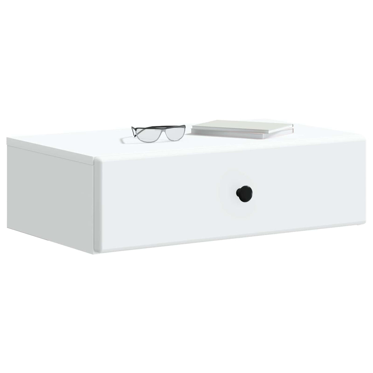 Wall-Mounted Side Table White 59 x 34.5 x 17 cm Engineered Wood