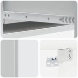 Wall-Mounted Side Table Wall-mounted White 87.5 x 34.5 x 17 cm