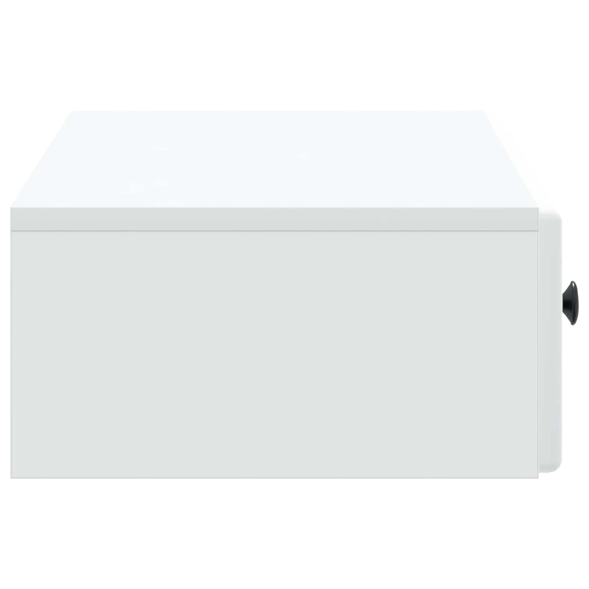 Wall-Mounted Side Table Wall-mounted White 87.5 x 34.5 x 17 cm