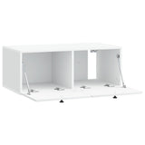 Wall-Mounted TV Cabinet 78.5 x 41 x 30 cm White Engineered Wood