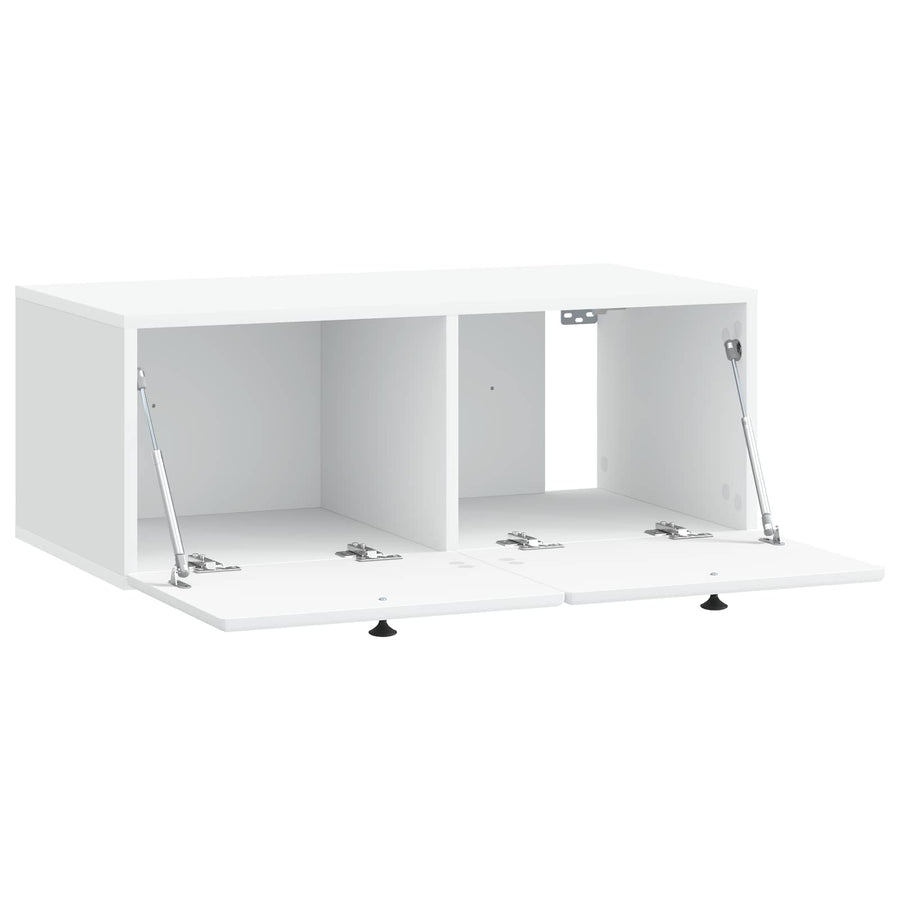 Wall-Mounted TV Cabinet 78.5 x 41 x 30 cm White Engineered Wood