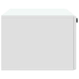 Wall-Mounted TV Cabinet 78.5 x 41 x 30 cm White Engineered Wood - Close-Up Angle