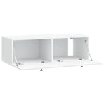Wall-Mounted TV Cabinet 98 x 41 x 30 cm White Engineered Wood