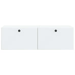 Wall-Mounted TV Cabinet 98 x 41 x 30 cm White Engineered Wood