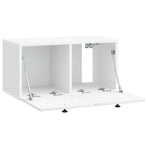 Wall-Mounted TV Cabinet 59.5 x 31 x 30 cm White Engineered Wood