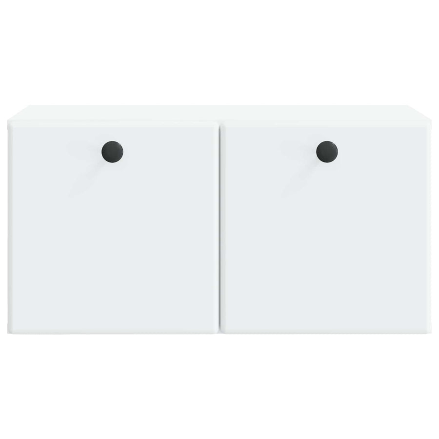 Wall-Mounted TV Cabinet 59.5 x 31 x 30 cm White Engineered Wood