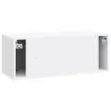 Wall-Mounted TV Cabinet 78.5 x 31 x 30 cm White Engineered Wood