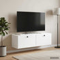 Wall-Mounted TV Cabinet 98 x 31 x 30 cm White Engineered Wood