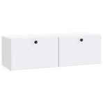 Wall-Mounted TV Cabinet 98 x 31 x 30 cm White Engineered Wood