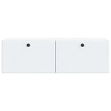 Wall-Mounted TV Cabinet 98 x 31 x 30 cm White Engineered Wood