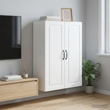 Wall-Mounted Cabinet 66 x 34.5 x 90 cm Engineered Wood White