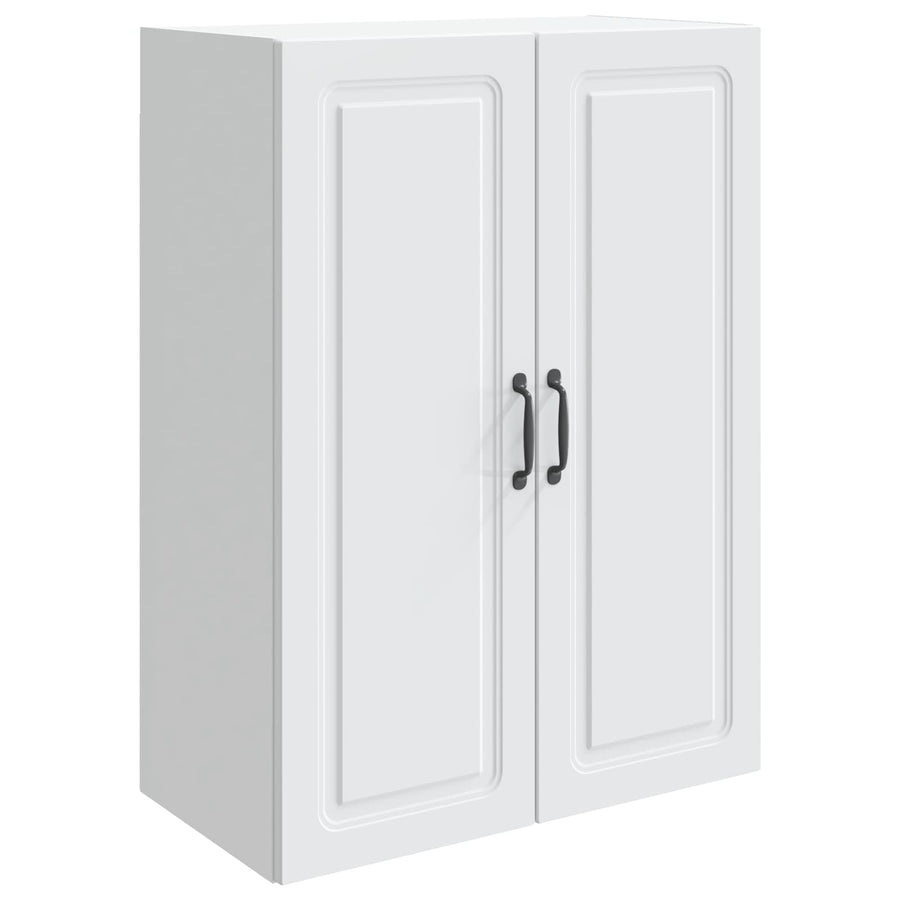 Wall-Mounted Cabinet 66 x 34.5 x 90 cm Engineered Wood White