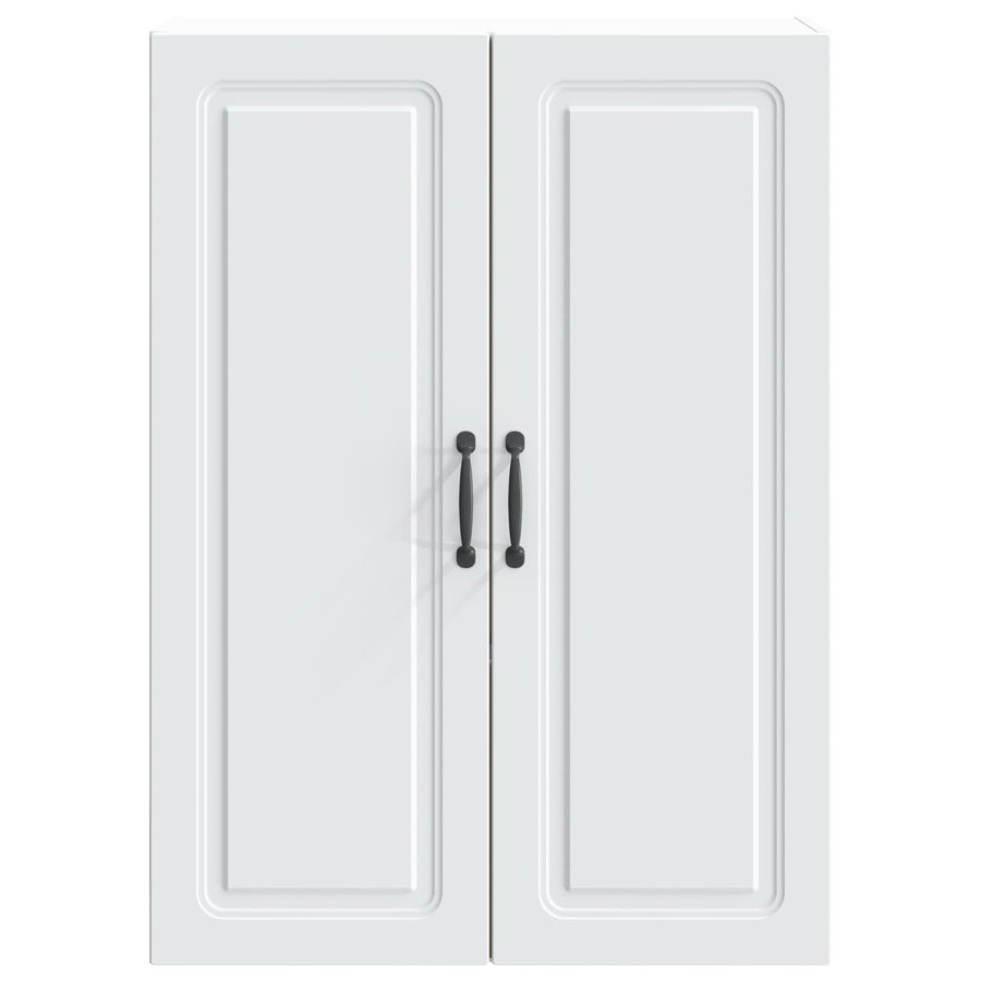 Wall-Mounted Cabinet 66 x 34.5 x 90 cm Engineered Wood White