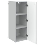 Wall-Mounted Cabinet 33 x 34.5 x 90 cm Engineered Wood White