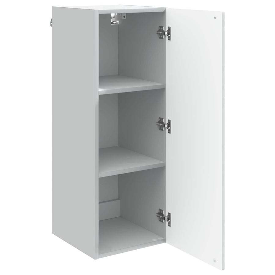 Wall-Mounted Cabinet 33 x 34.5 x 90 cm Engineered Wood White